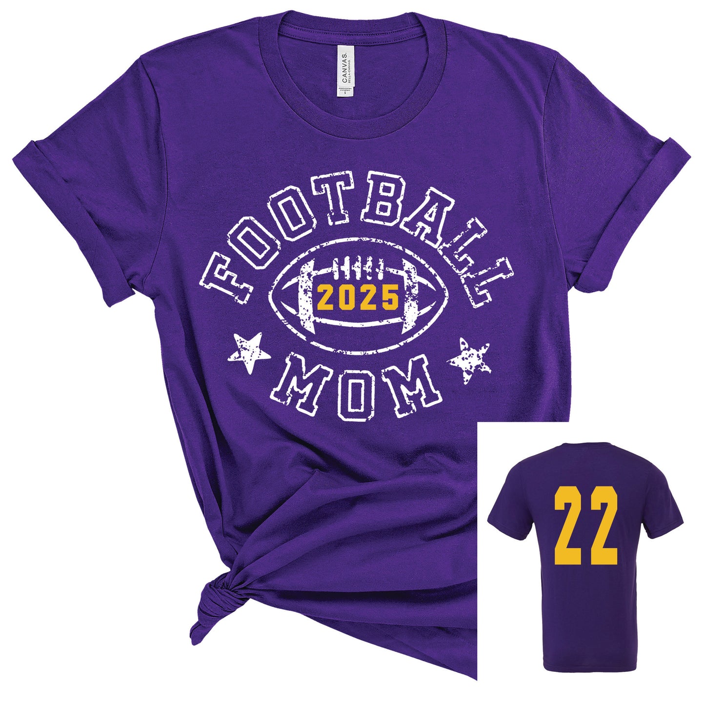 Football Mom with Player Number