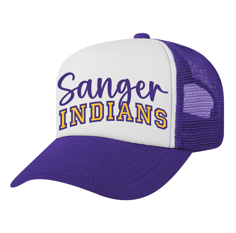 Sanger Indians Trucker Hat