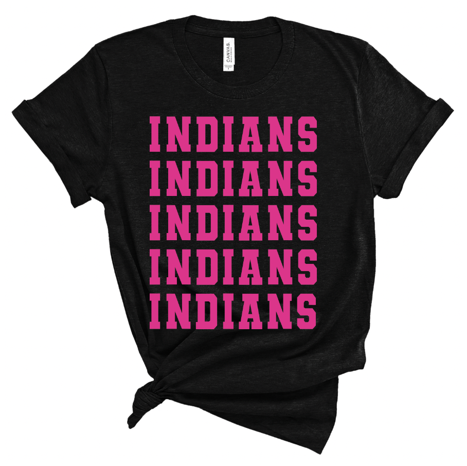Indians Pink Out
