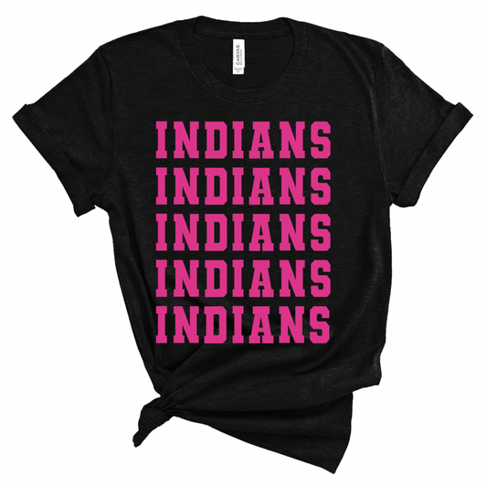 Indians Pink Out