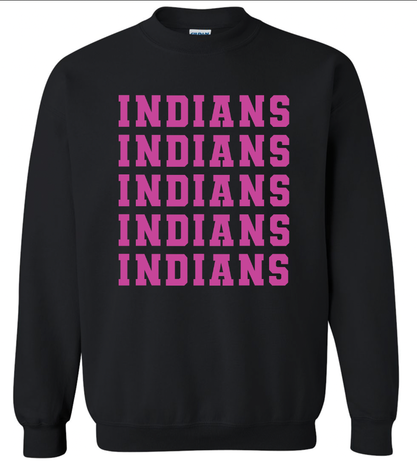 Indians Pink Out